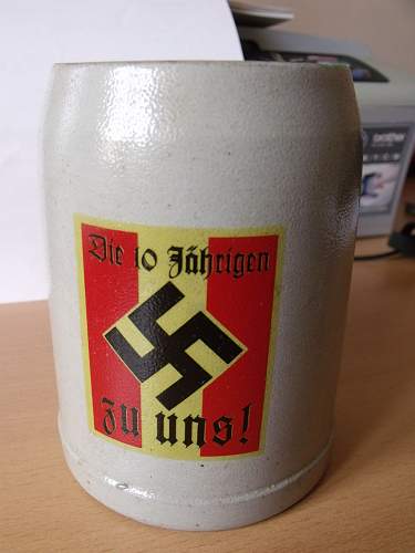Hitlerjugend biermug