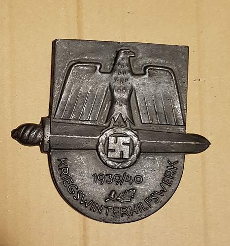 Adolf Hitler award plaque - H.Retzbach