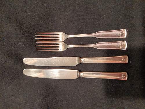 Silverware Purported to be from Hitler's Train (Amerika), and Goring's Train - Fake?