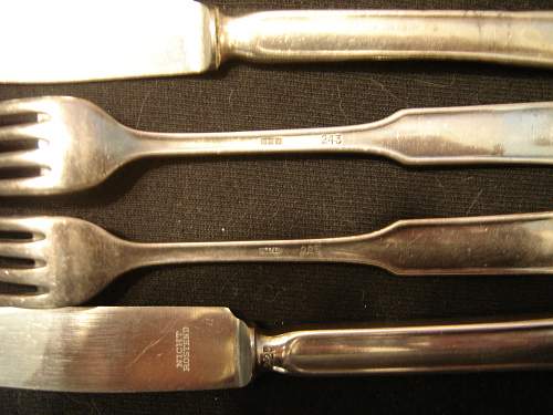 Silverware Purported to be from Hitler's Train (Amerika), and Goring's Train - Fake?