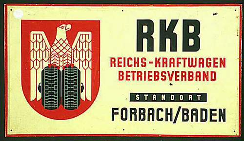 Enamel III Reich Signs