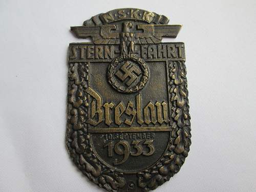 NSKK Sternfahrt 10. September 1933 Breslau Thiele &amp; Steinert