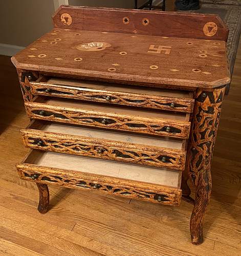 1930s ? Folk Art German Chest &amp; Drawers - Opinions Appreciated