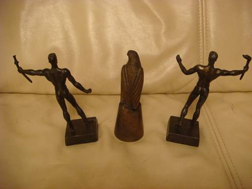 German statuettes - period or fake items? Opinions please