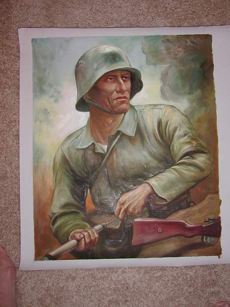 War Portrait with Grenade