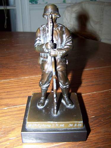 Bronze German Soldier Estate Find Info Needed?