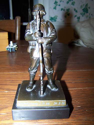 Bronze German Soldier Estate Find Info Needed?