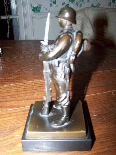 Bronze German Soldier Estate Find Info Needed?