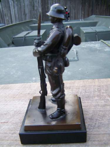 Bronze German Soldier Estate Find Info Needed?