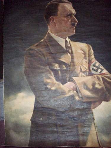 Hitler oil painting by Weidlich Kunz?