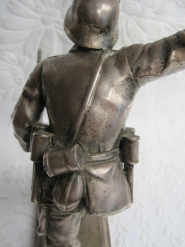 German Statue Grenade Thrower 1930's - WWII      Enlarge    German Statue Grenade Thrower 1930's - WWII