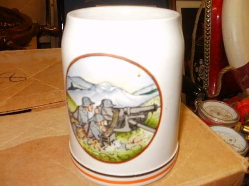 Army beer stein?