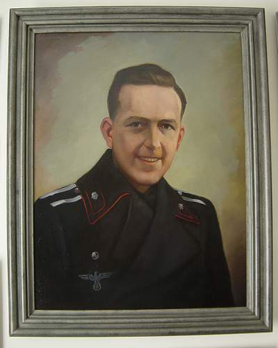 Portrait of a Heer Panzer NCO