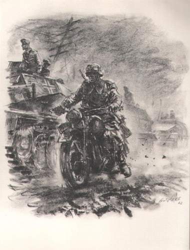 Set of prints: &quot;Panzergrenadier&quot;