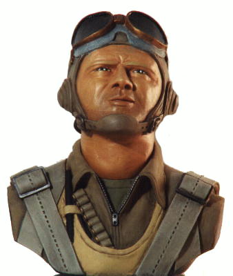 Bust of Luftwaffe Pilot