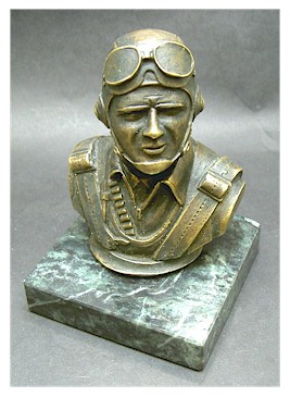 Bust of Luftwaffe Pilot