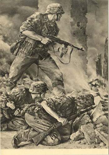 Waffen SS paintings