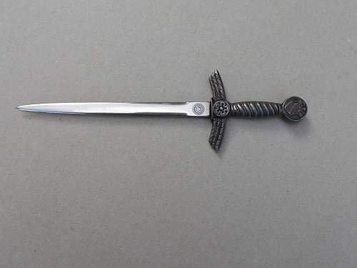 post war LW first model dagger or sword as letter opener