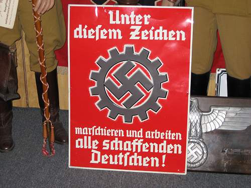 Enamel III Reich Signs