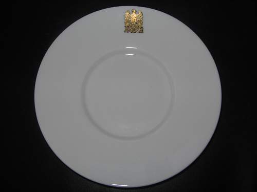 Cup and plate from Adolf Hitler tea service
