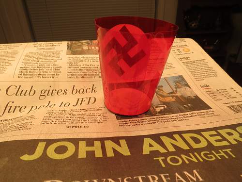NSDAP Candle holder find.