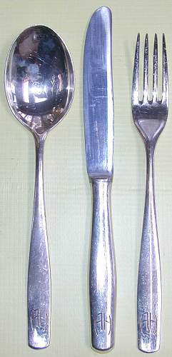 Adolf Hitler silverware from Snyders Treasures