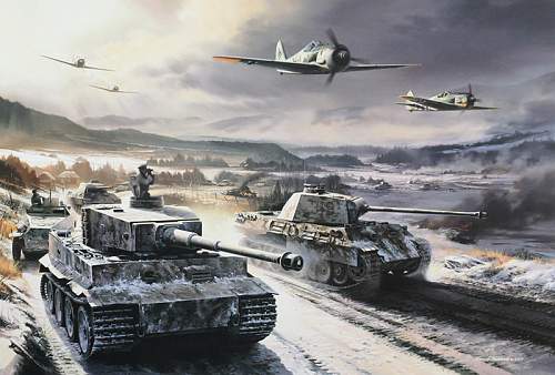 Waffen SS paintings