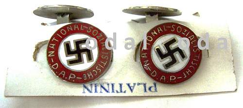 Nsdap cufflinks original?