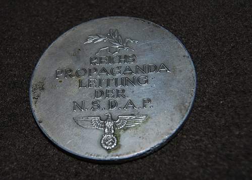 Third Reich Table Medal