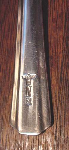 heer/nsdap silver plate fork