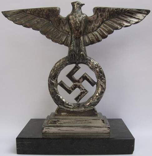 National Socialist eagle Mercedes Benz hood ornament original?