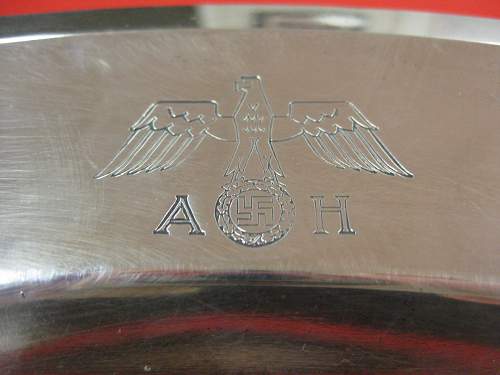 Wellner Serving Tray w/ A.H. and Eagle