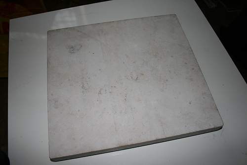 Marble or stone EK with swastika...opinions