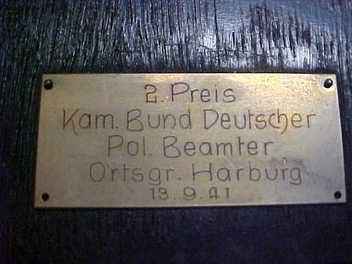 Polizei Plaque/Award