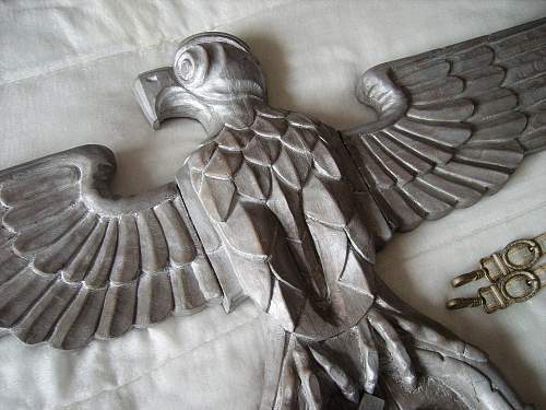 Wall wooden eagle