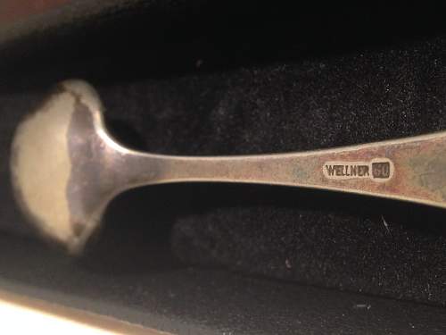 Mystery Hitler Spoon/Napkin box combo? Engraved set?