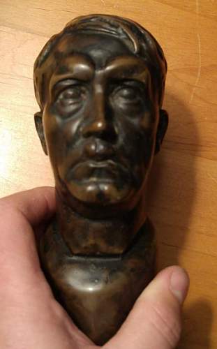 Antique shop Hitler bust