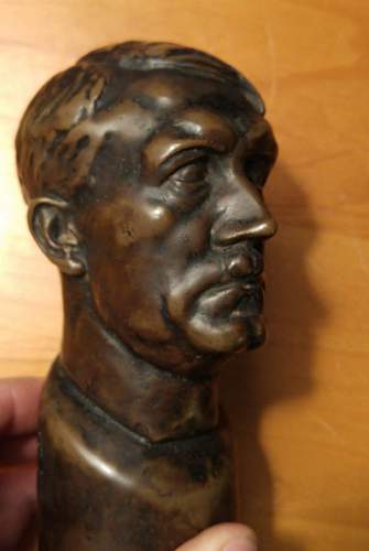 Antique shop Hitler bust