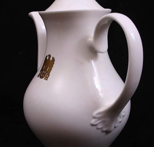 fine porcelain with A.H in gold