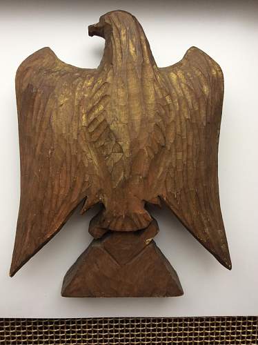 Wooden eagle...opinions