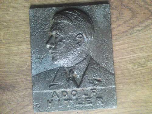 Adolf Hitler plaque