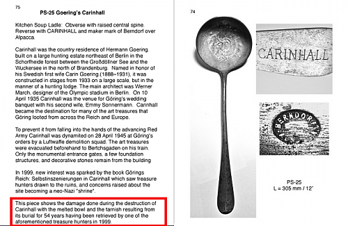 Hermann Göring (Carinhall) - ladle