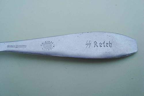 SS reich Original Olympia mess hall Fork..... original or not?