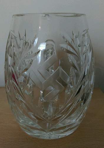 Concentration Camp Glass with Swastika - Thoughts?
