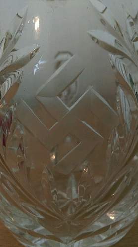 Concentration Camp Glass with Swastika - Thoughts?