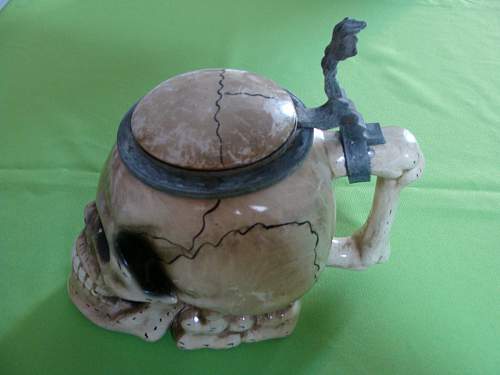 WW2 German Skull Beer Stein - Thoughts?