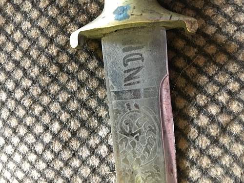 Old Dagger Found