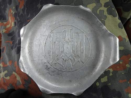 Possible trench art ashtray