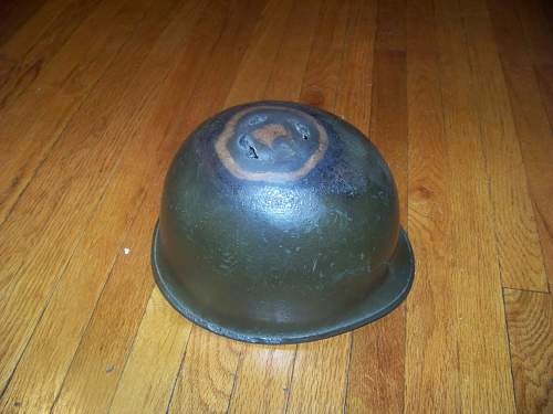 M1 helmet for cooking Normandy.