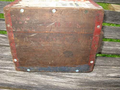 Basement Find British Boar War WW2 Mark Vll Ammo Box